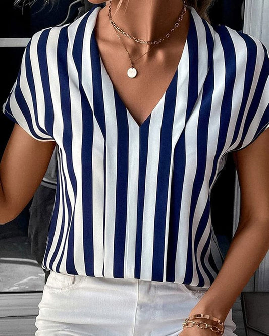 Ofelia® | Classic Striped Blouse