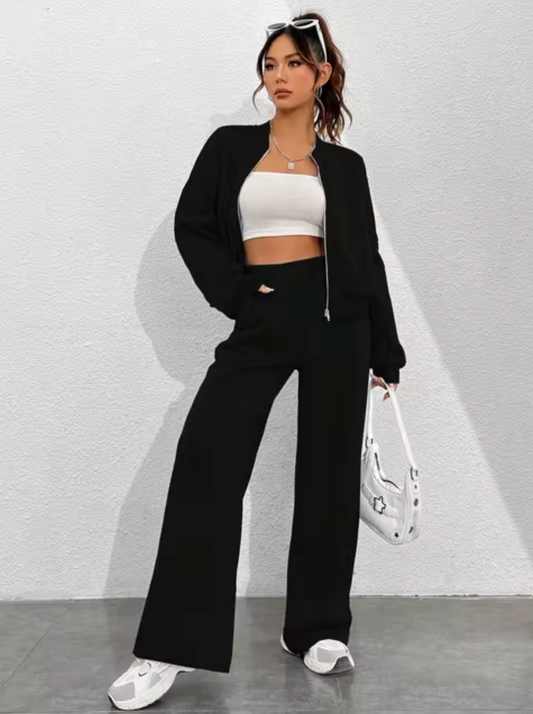 Miriam | Cotton bomber and trousers set