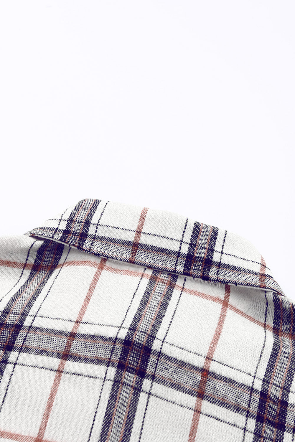 Gabriela | Checked high-low jacket with slit