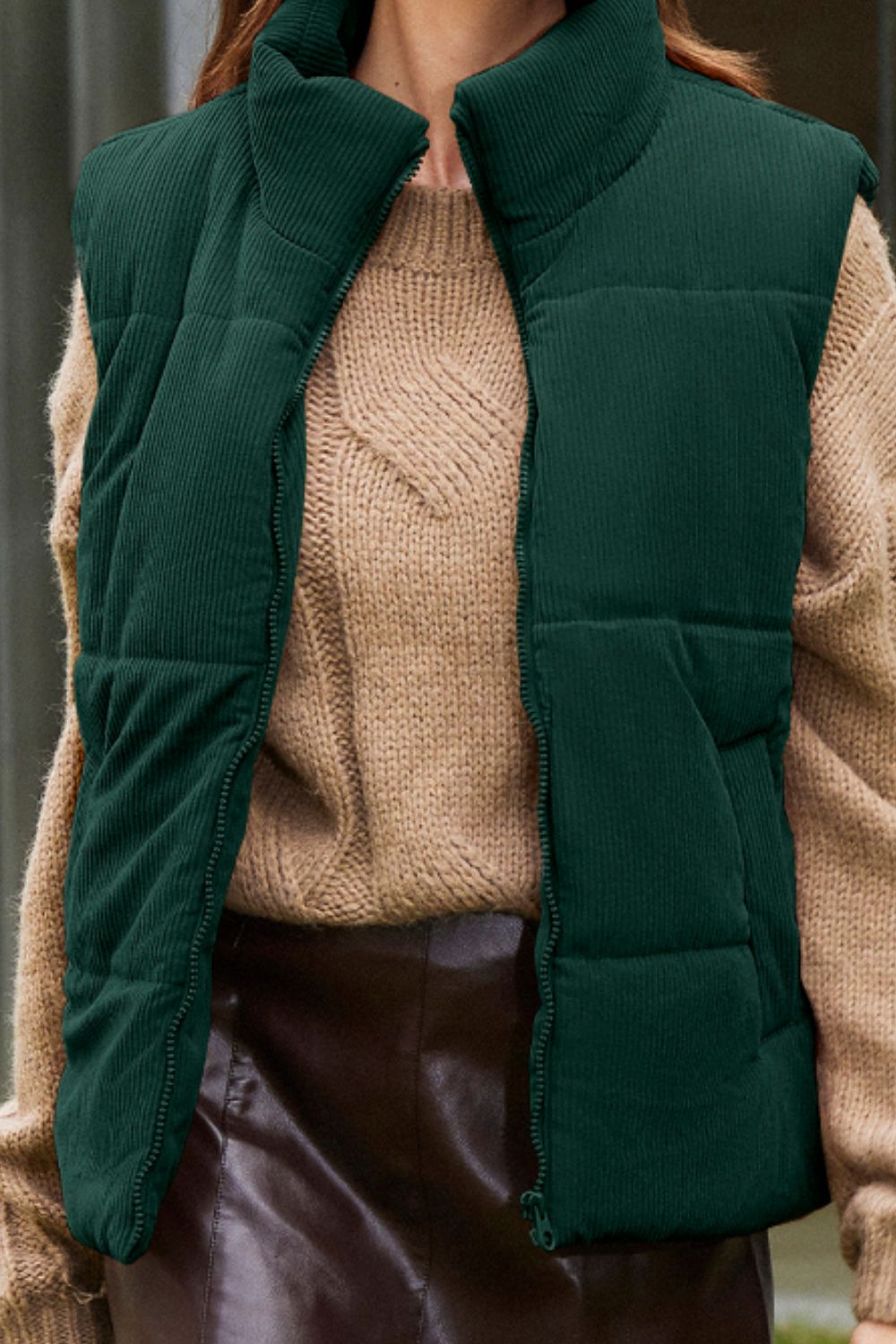 Harriet | Zip-up turtleneck sweater