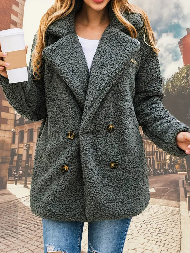 Frida | Knitted plush jacket