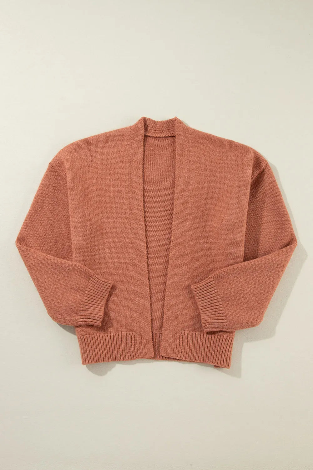 Luciana | Cardigan with an open front and dropped shoulders