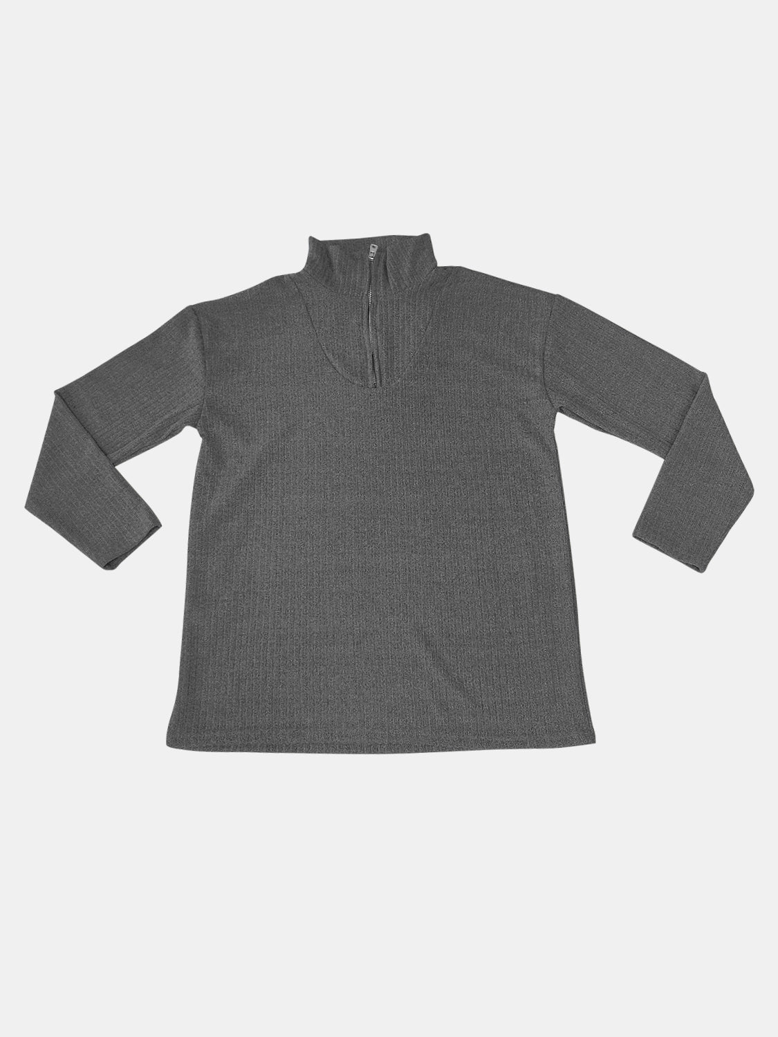 Teresa | Full size quarter zip long sleeve top