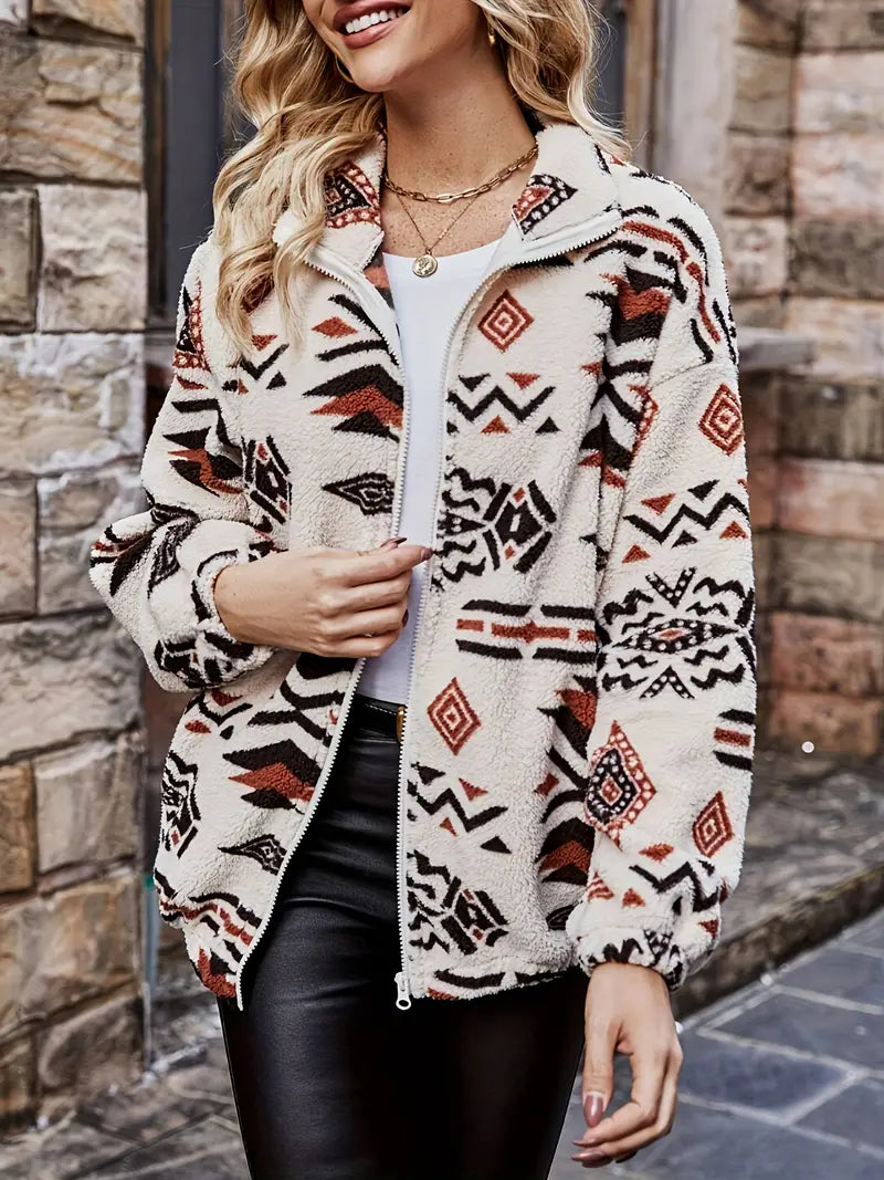 Josefina | Knitted fleece jacket