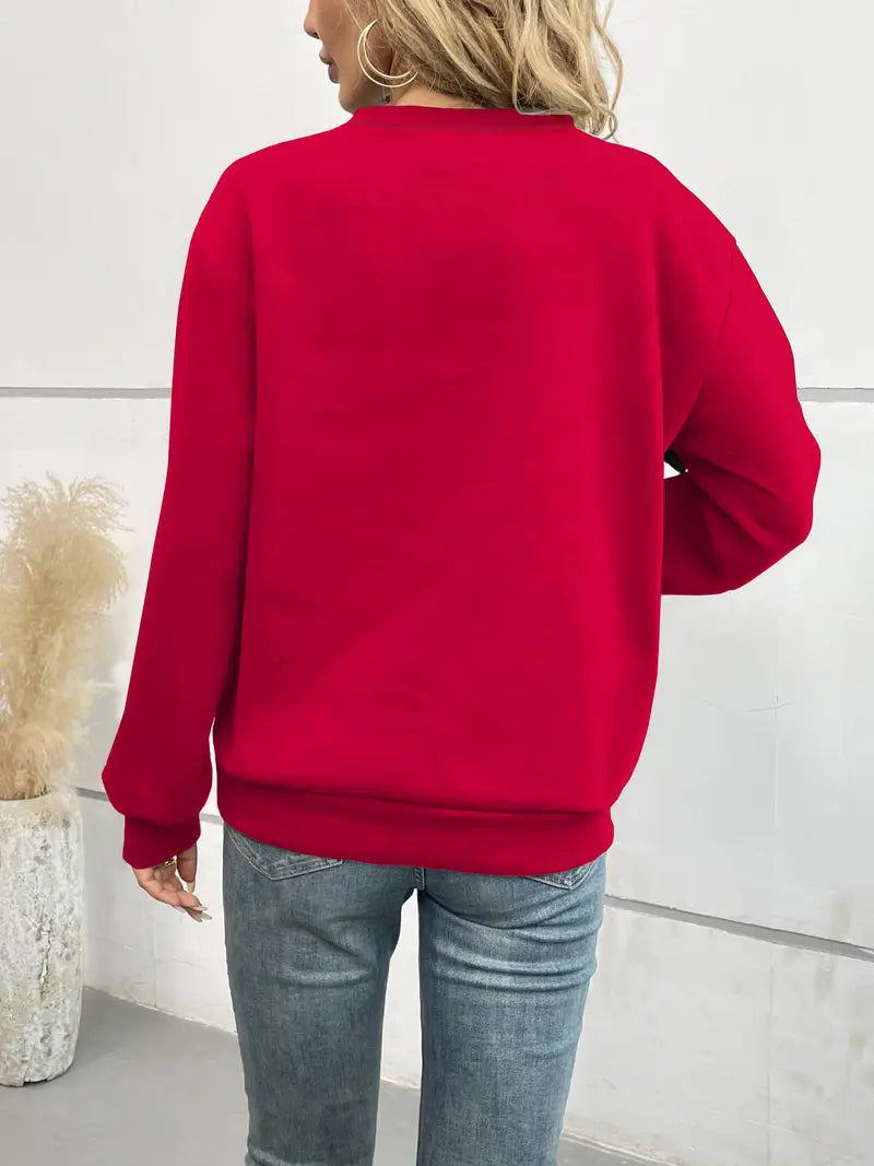 Nicole® | Oversized Cotton Sweater With Bow