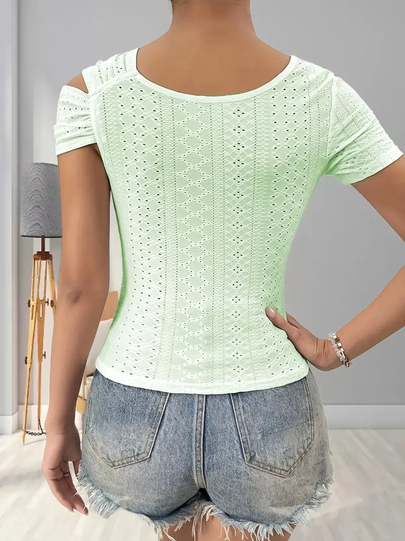 Rachele® | Asymmetrical One-Shoulder Top
