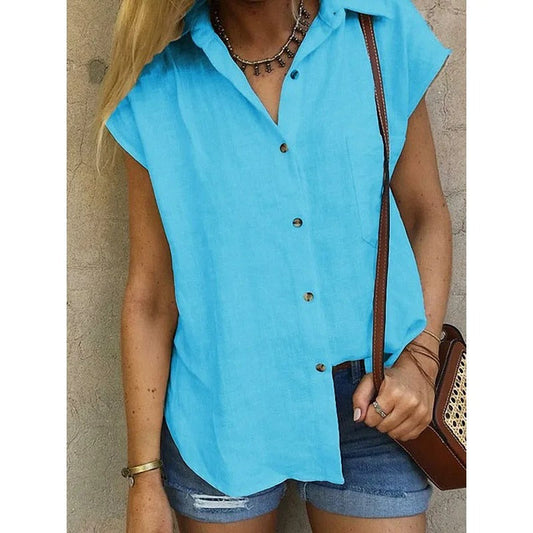 Vanessa® | Casual Button-Down Polo Shirt