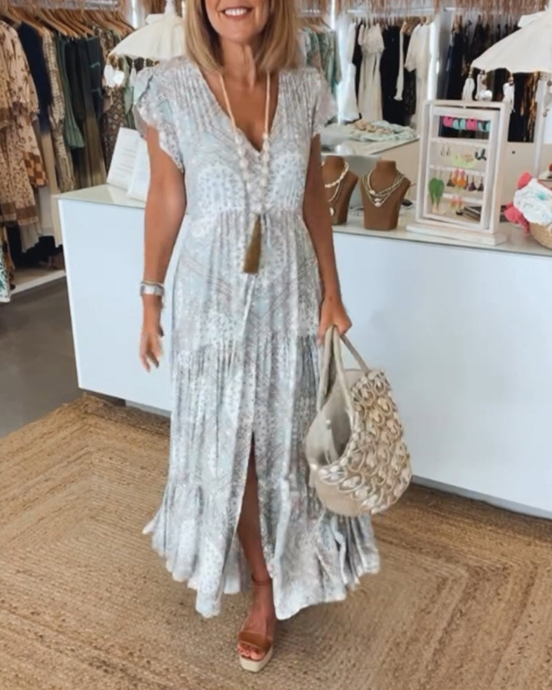 Rosalie® | Holiday Dress With Slit