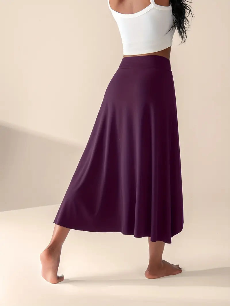 Luciana® | High Waist Slit Skirt With Pockets
