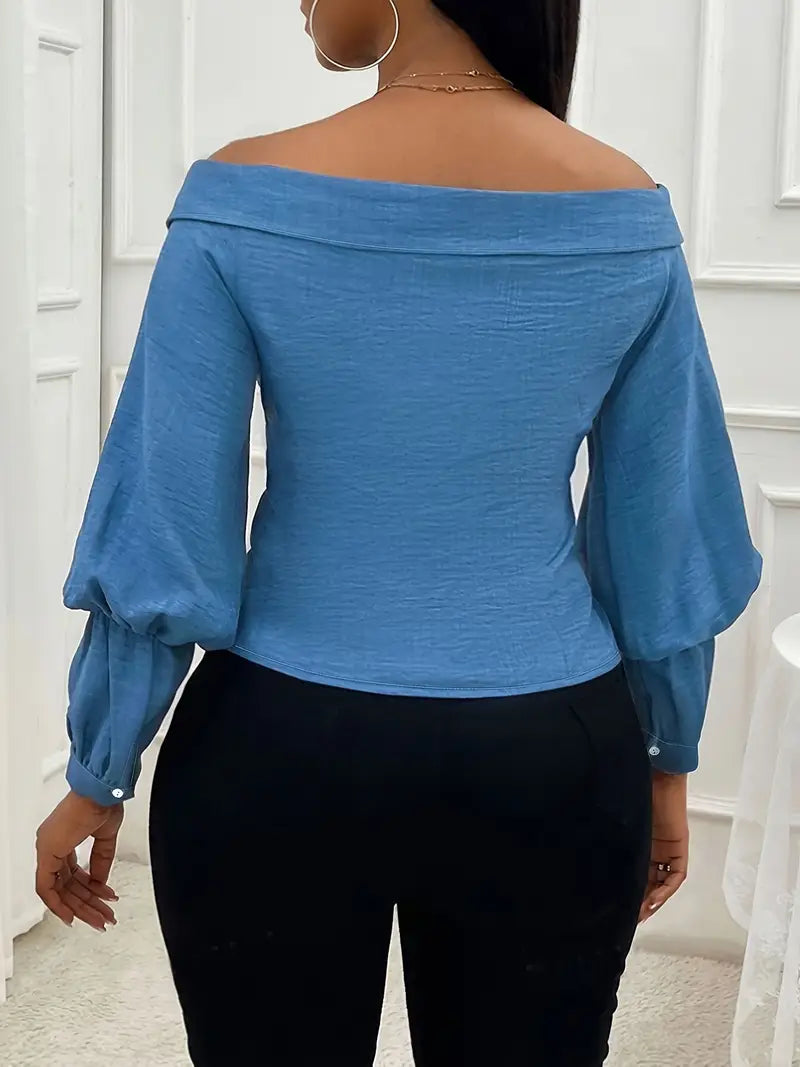 Alberta® | Elegant Off-The-Shoulder Blouse