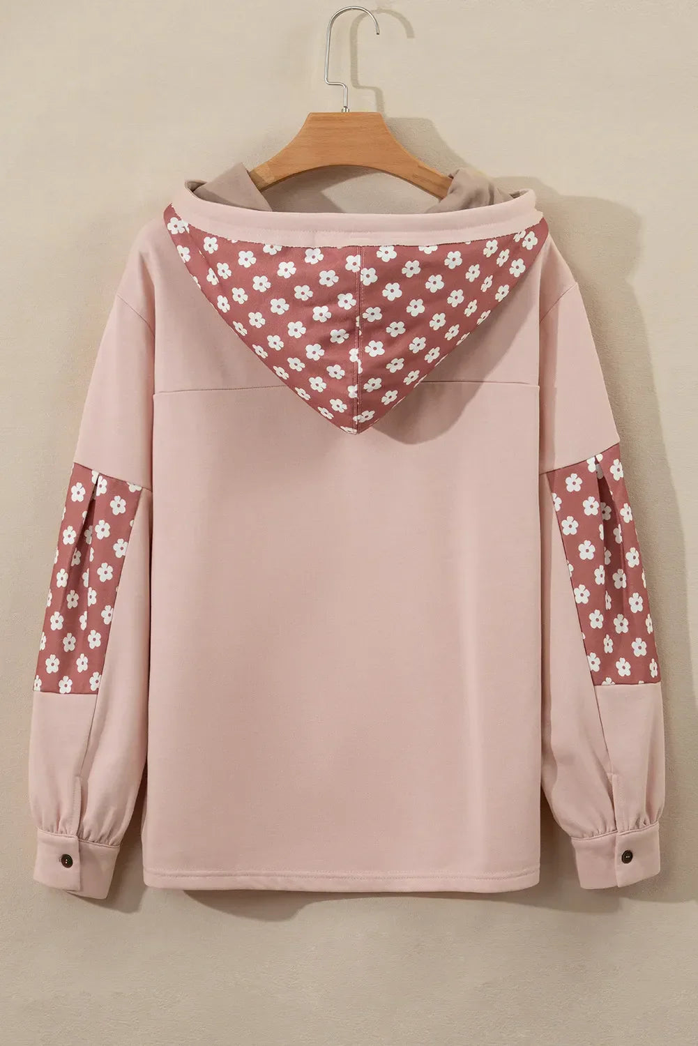 Paola | Long sleeve drawstring hoodie with star motif
