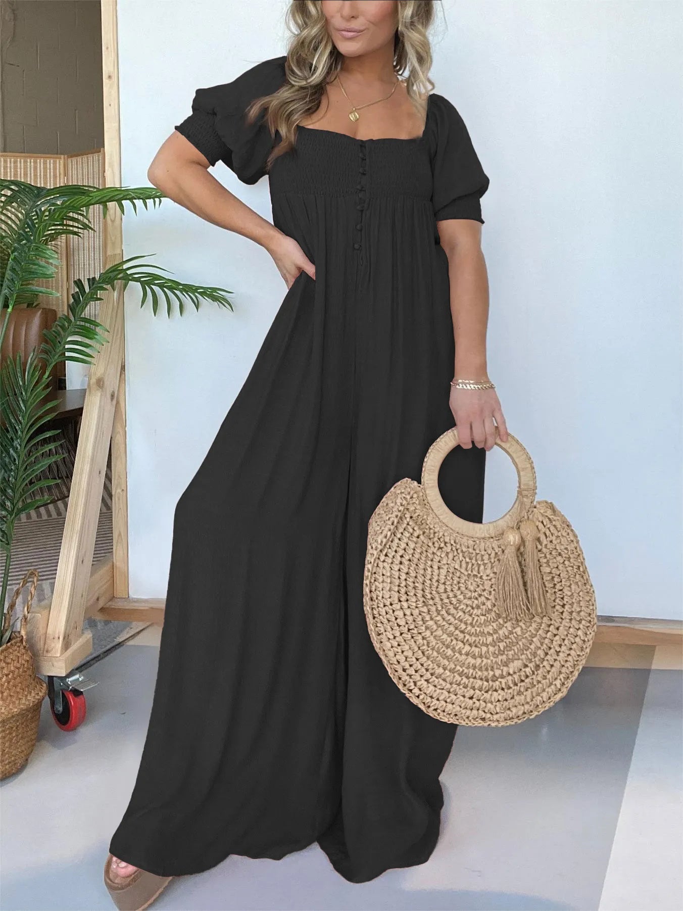 Elettra® | Stylish And Cozy Wide-Legged Jumpsuit