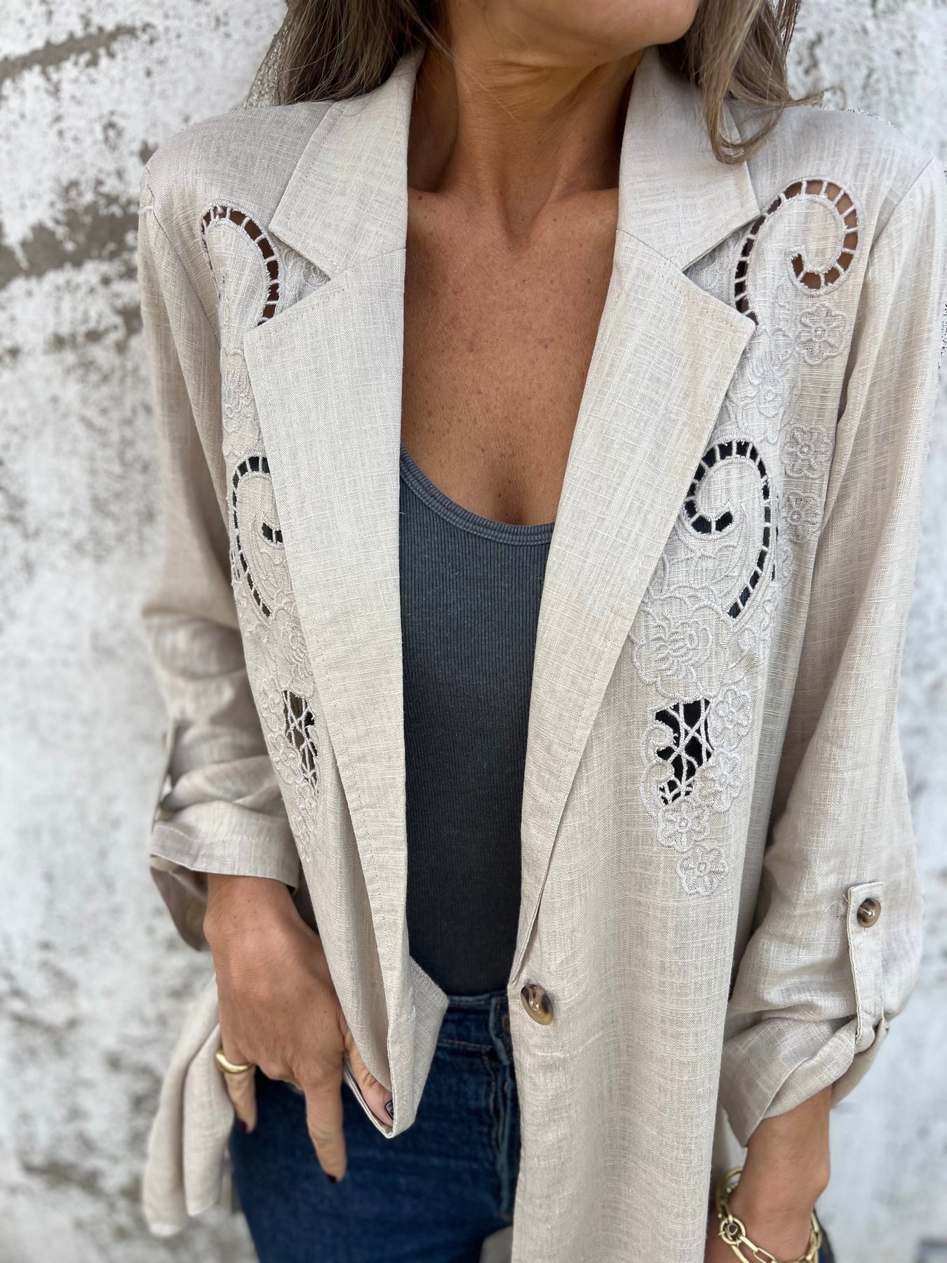 Genoveva | Shirt with embroidery
