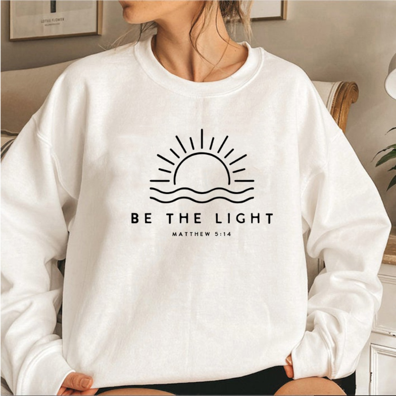 Inés® | Stylish sweater "Be The Light"