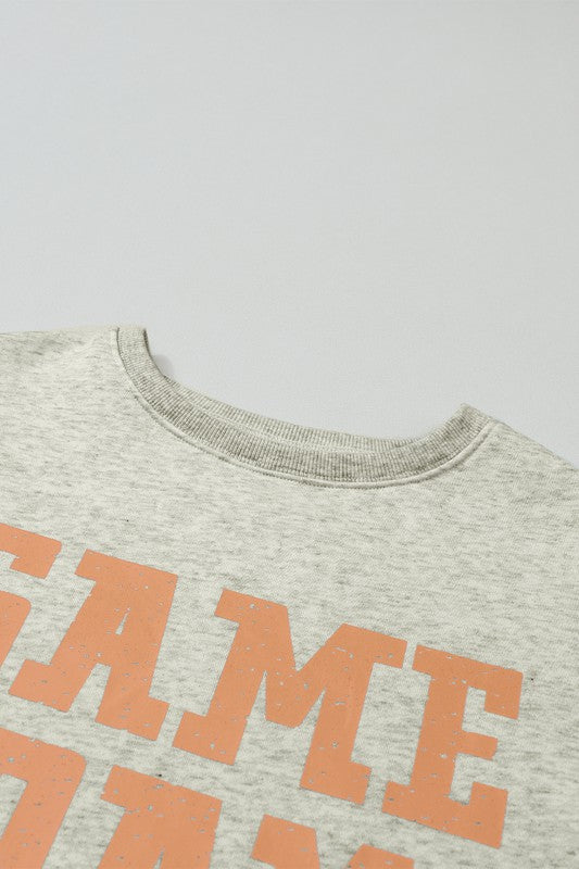 Paula | Black sweatshirt with Game Day graphics