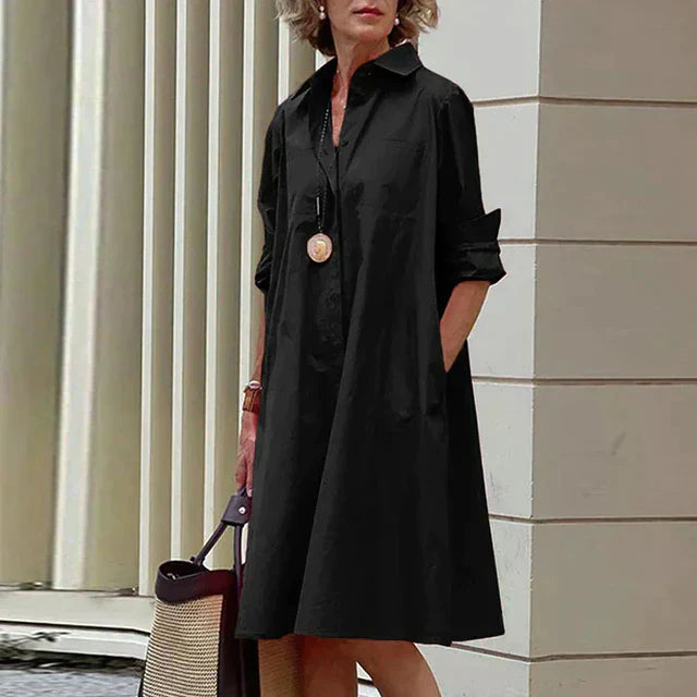Eva® | Vintage Long Sleeve Dress