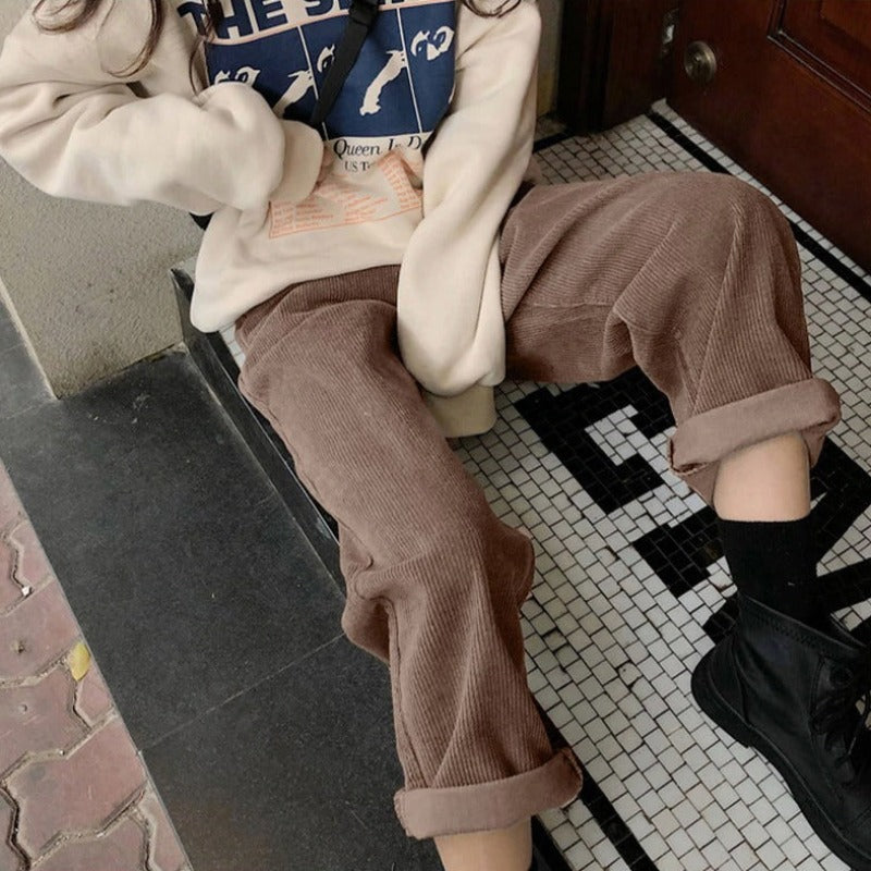 Fernanda® | Corduroy trousers for women