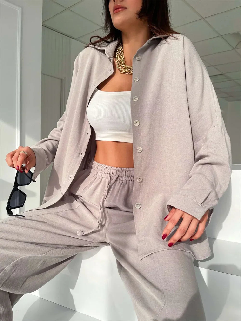 Alina | Comfortable and elegantly chic set