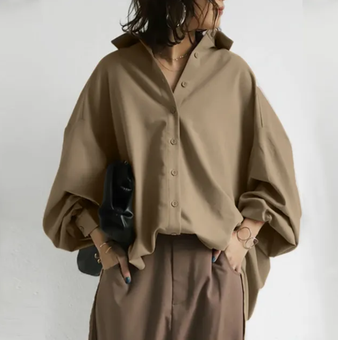 Katia | Lapel blouse for women