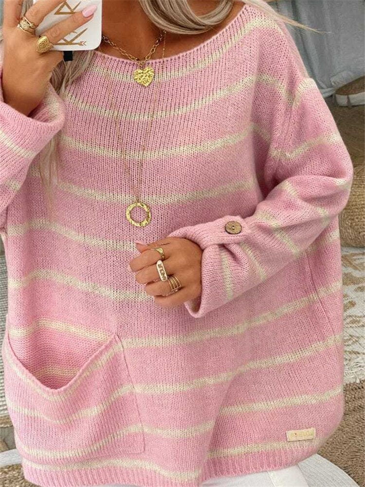 Martha | Elegant Striped Sweater