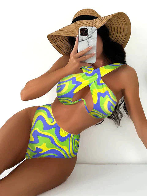 Imelda® | Two-Piece Printed Neckline
