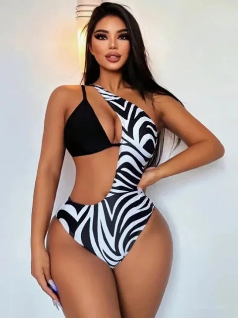 Georgina® | One Shoulder Swimsuit With Cutouts