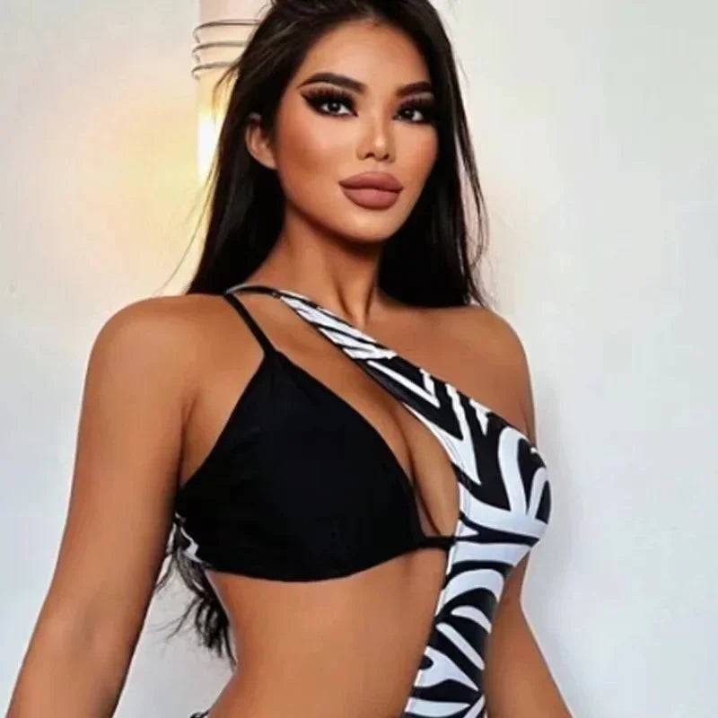 Georgina® | One Shoulder Swimsuit With Cutouts
