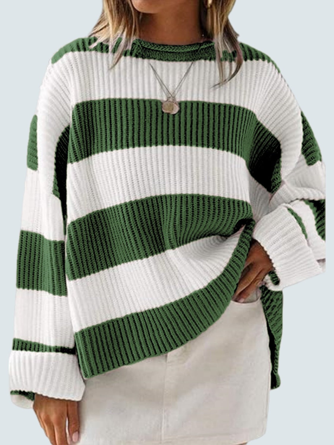 Tania | Crew neck sweater with long sleeves