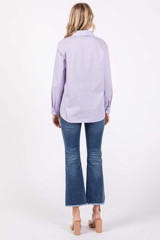 Erika | Shirt with rhinestone buttons