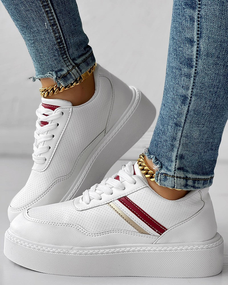 Yara | Elegant and detailed supportive sneakers