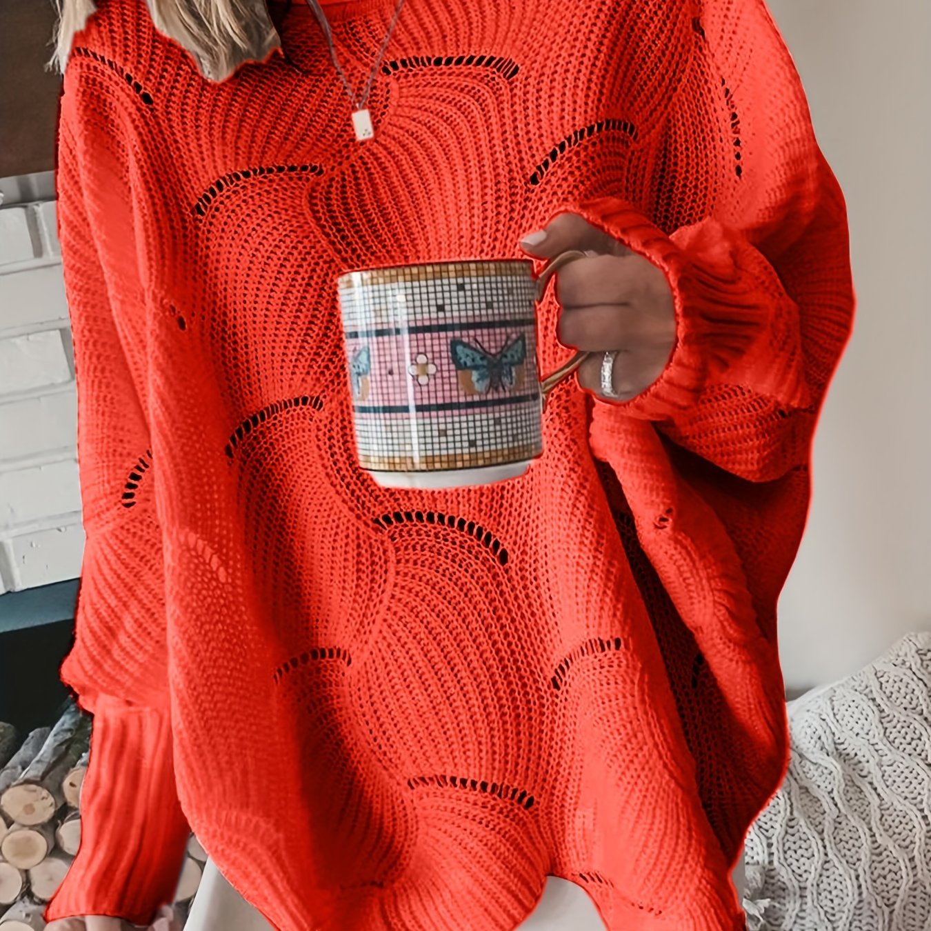 Flor | Women's rib knit sweater