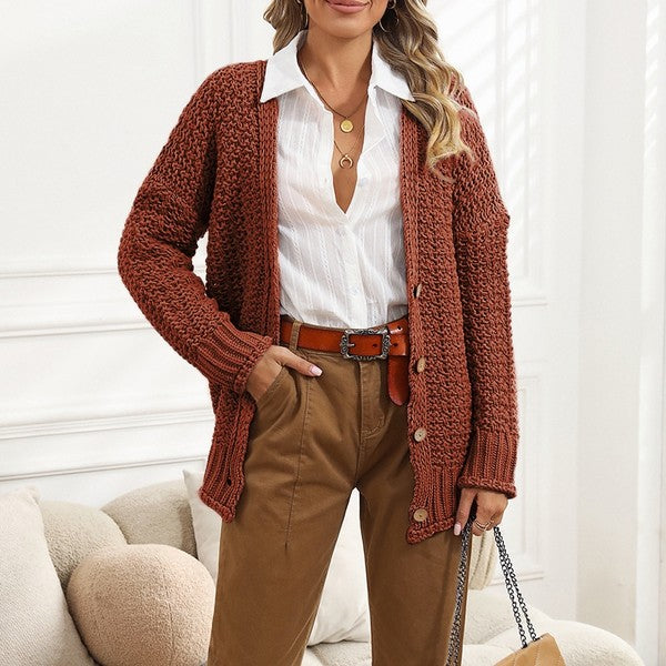 Hortensia| Simple and stylish winter cardigan