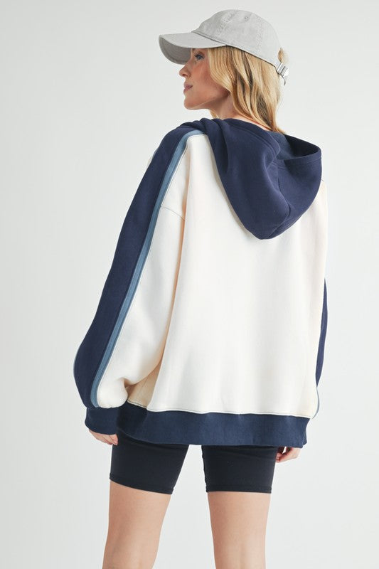 Elvira | Kate color block hoodie