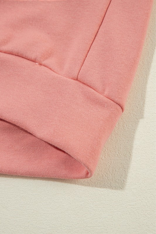 Pilar | Maroon bowknot dewback crew neck sweatshirt