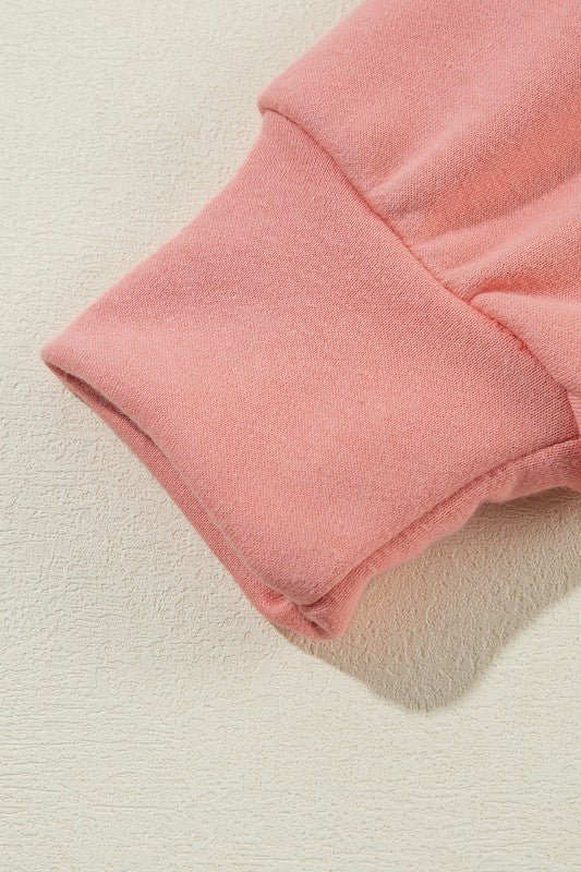 Pilar | Maroon bowknot dewback crew neck sweatshirt