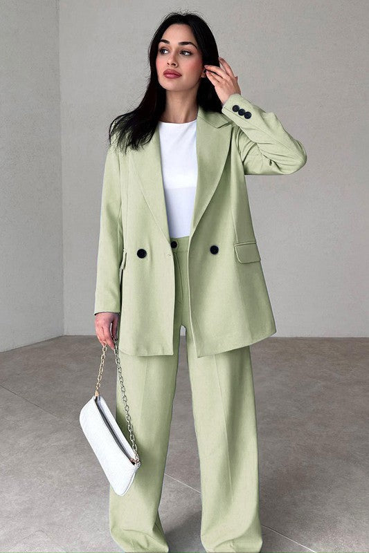 Sandra | Women's Fashion Blazer Suit Set