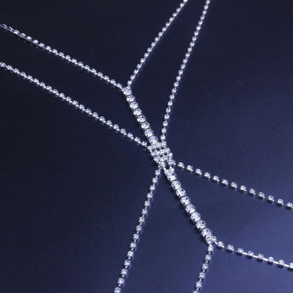 Full Rhinestone Sexy Chest Body Chain