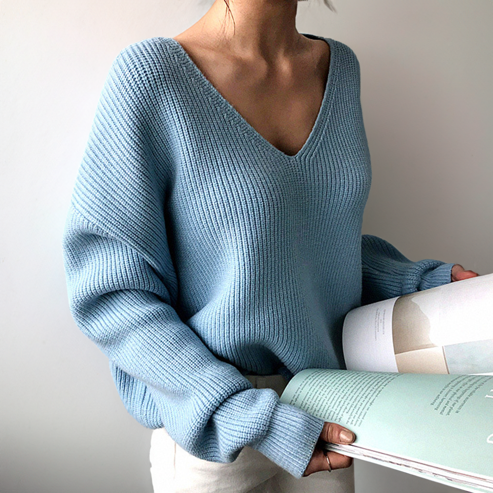 Rocio | Soft layered knit sweater