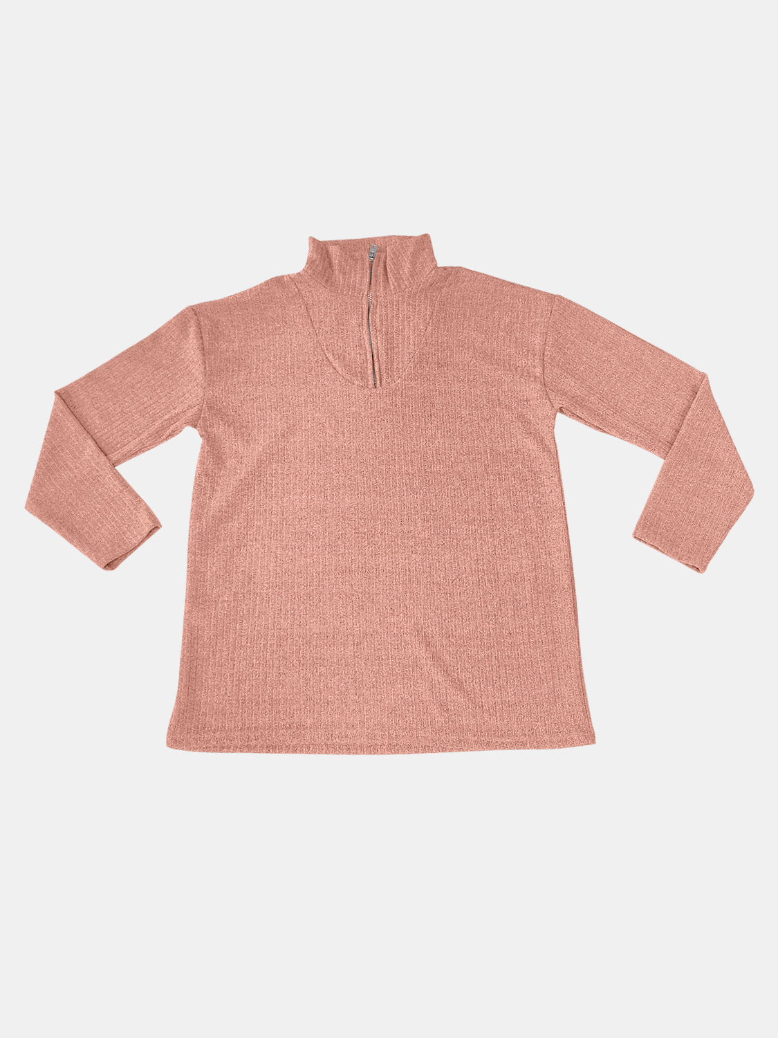 Teresa | Full size quarter zip long sleeve top