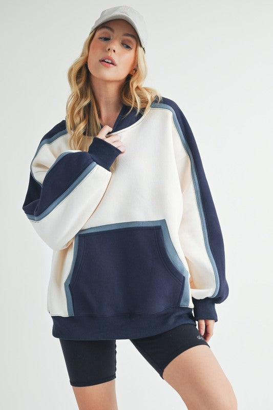 Elvira | Kate color block hoodie