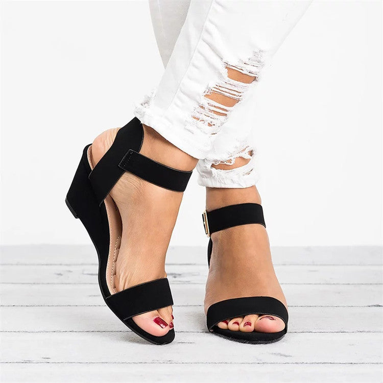 Makayla | Women’s Spring Ankle Strap Wedge Sandals
