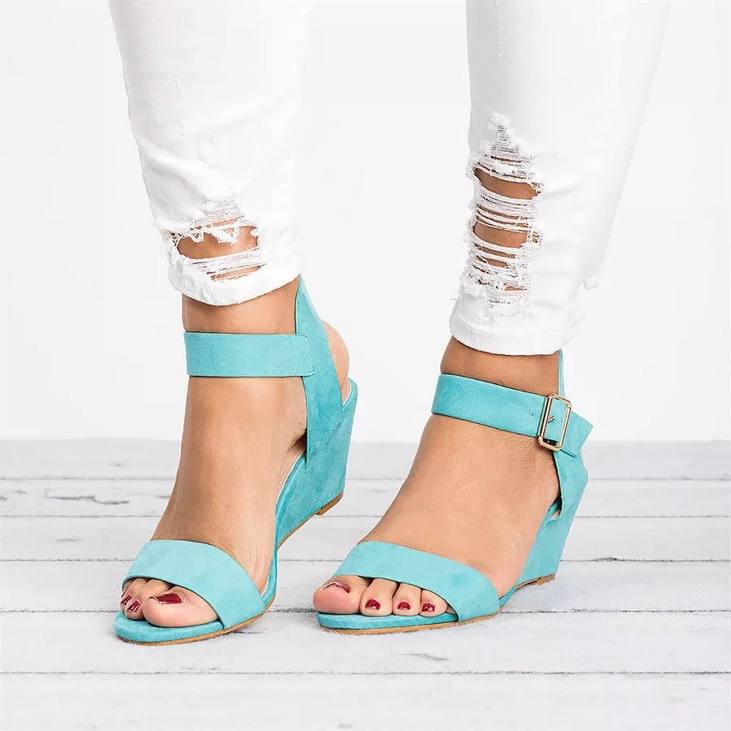 Makayla | Women’s Spring Ankle Strap Wedge Sandals