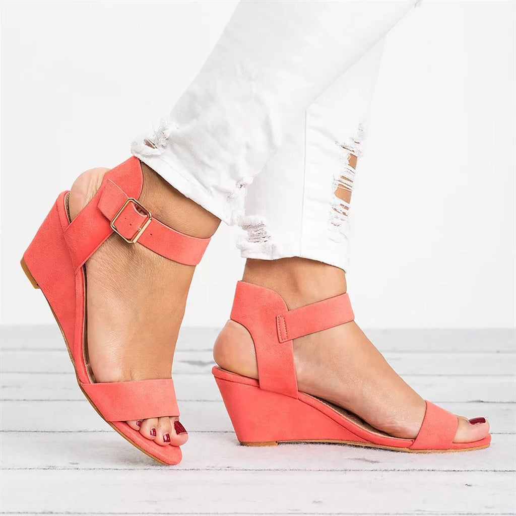 Makayla | Women’s Spring Ankle Strap Wedge Sandals