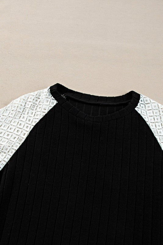 Stella | Cotton sweatshirt with stripes and dropped shoulders
