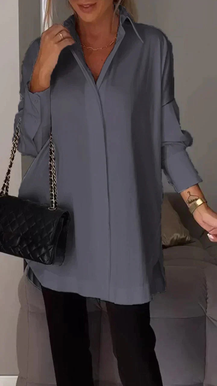 Alina® | Polo Shirt With Lapel Slit