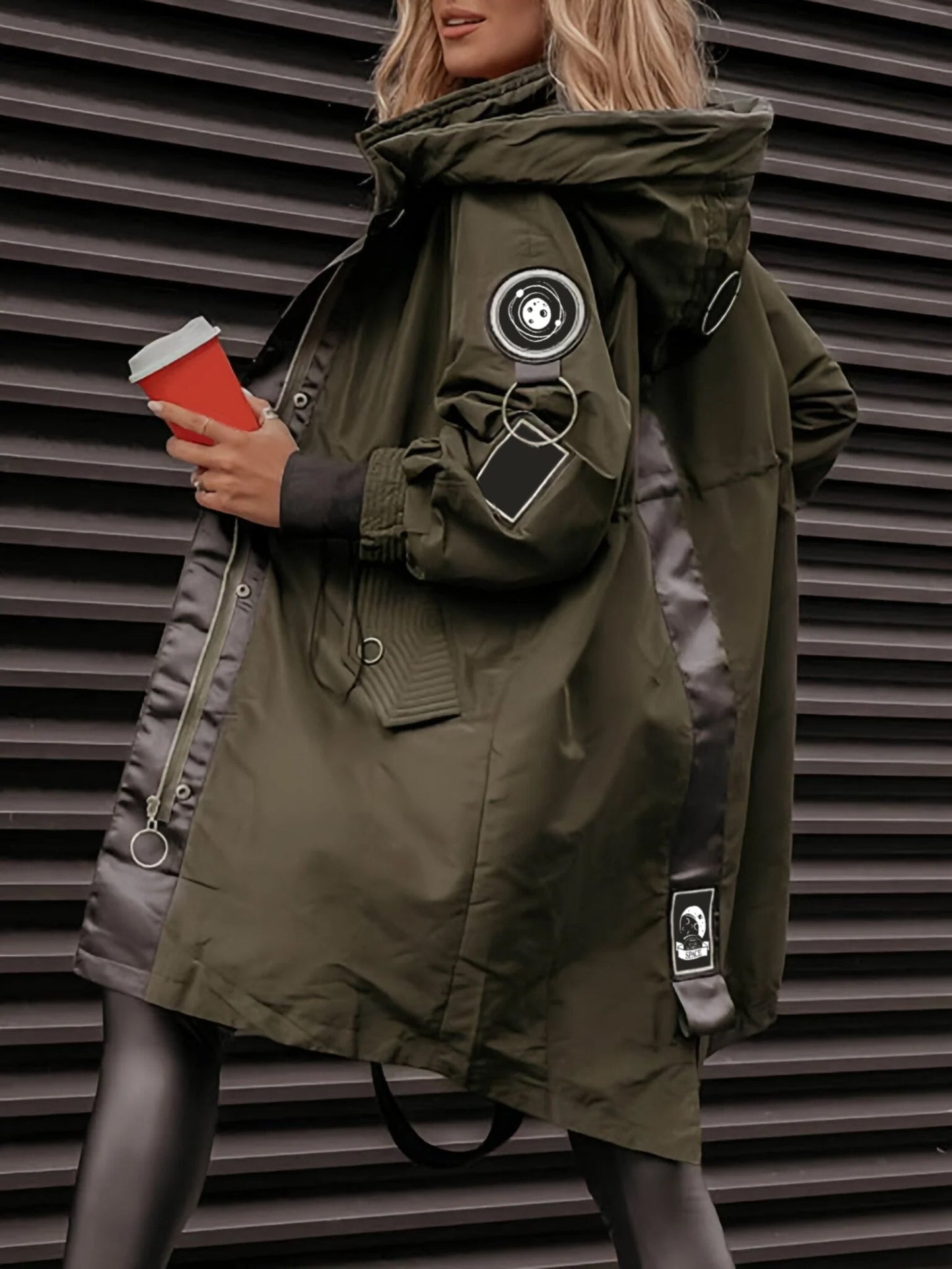 Adela | Long sleeve hooded jacket for women