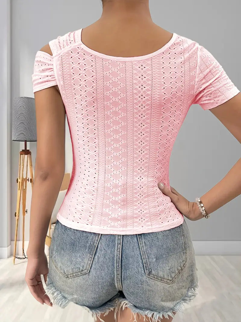Rachele® | Asymmetrical One-Shoulder Top
