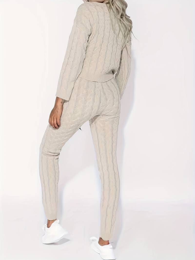 Fabiola | Elegant two-piece sweater set