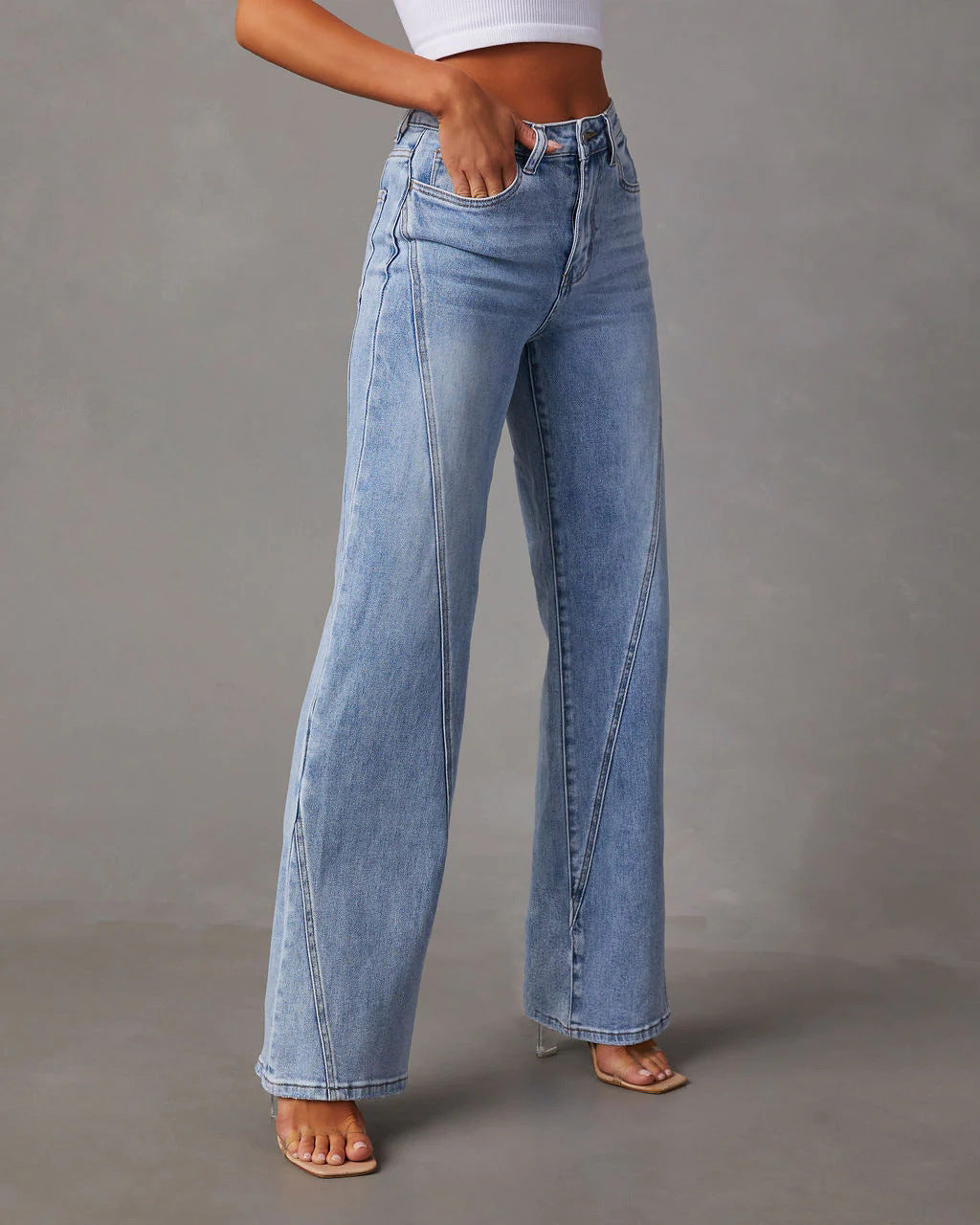 Natalia® | Striped jeans for women