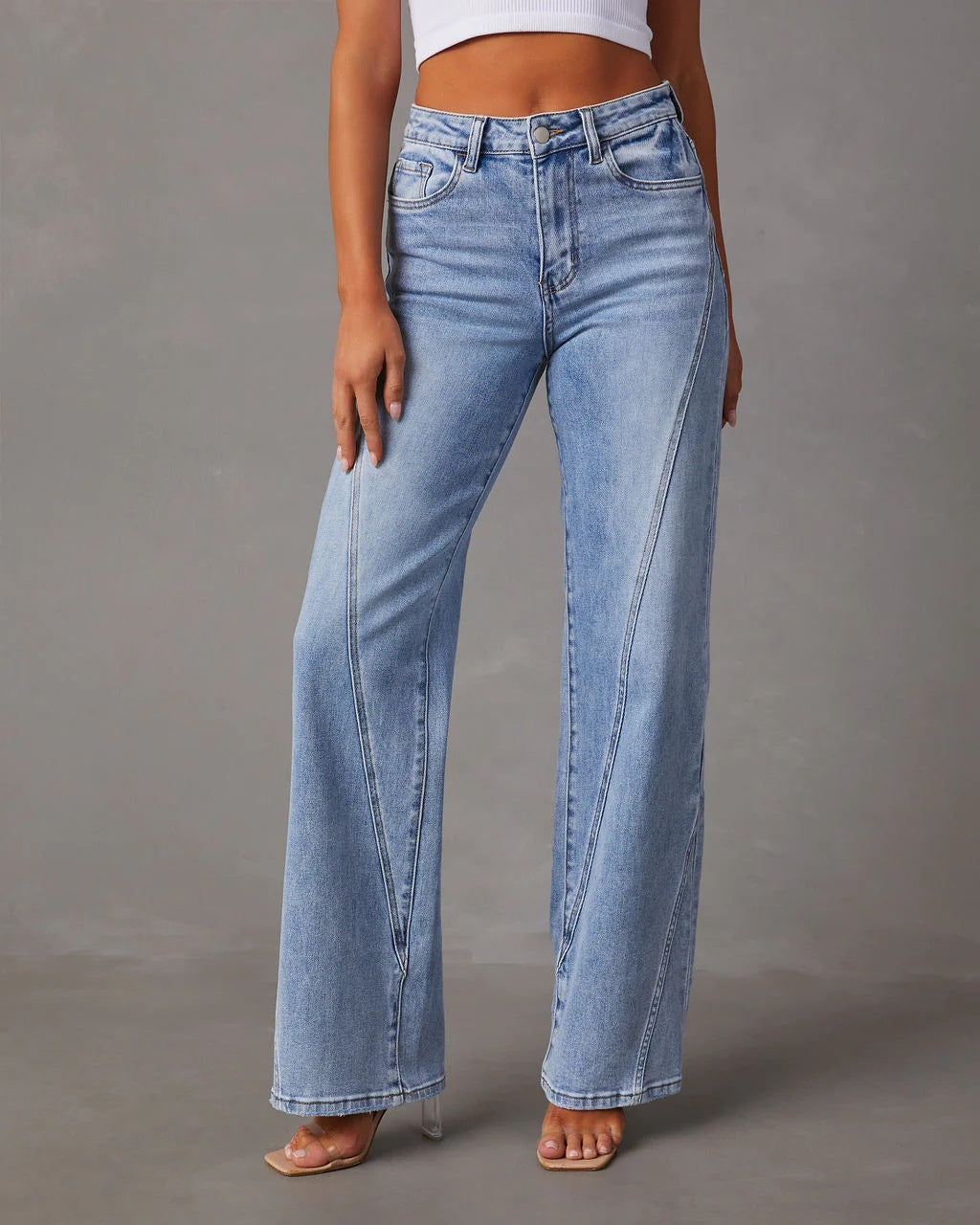 Natalia® | Striped jeans for women